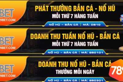 Khuyến mãi trò chơi 789bet hot nhất 7/2023